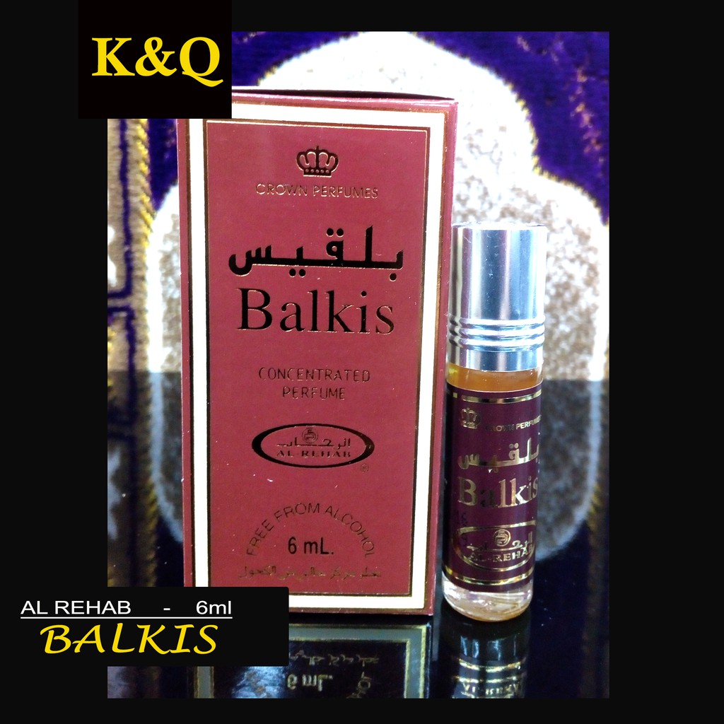 Al Rehab Balkis Moschus Parfümöl - 6ml Reines Duftöl Ohne Alkohol