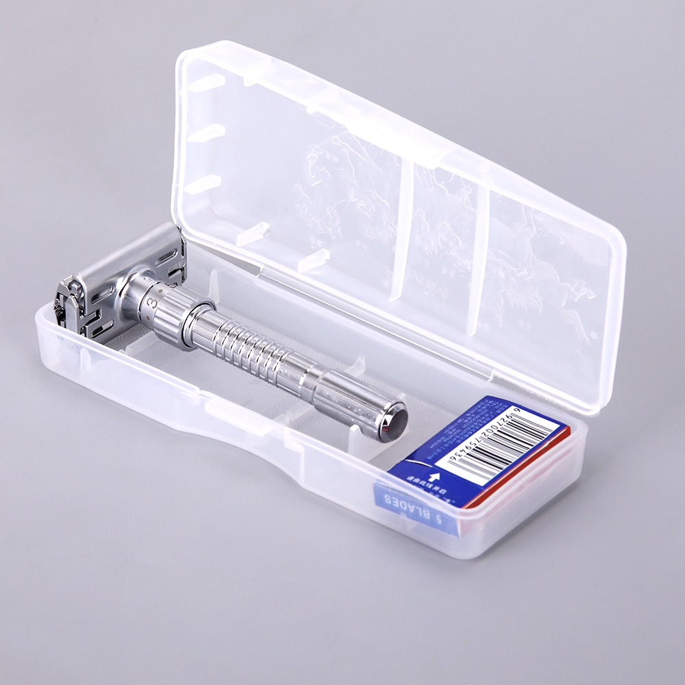 Men Universal Shaver Storage Box / Simple Transparent Plastic Organizer ...