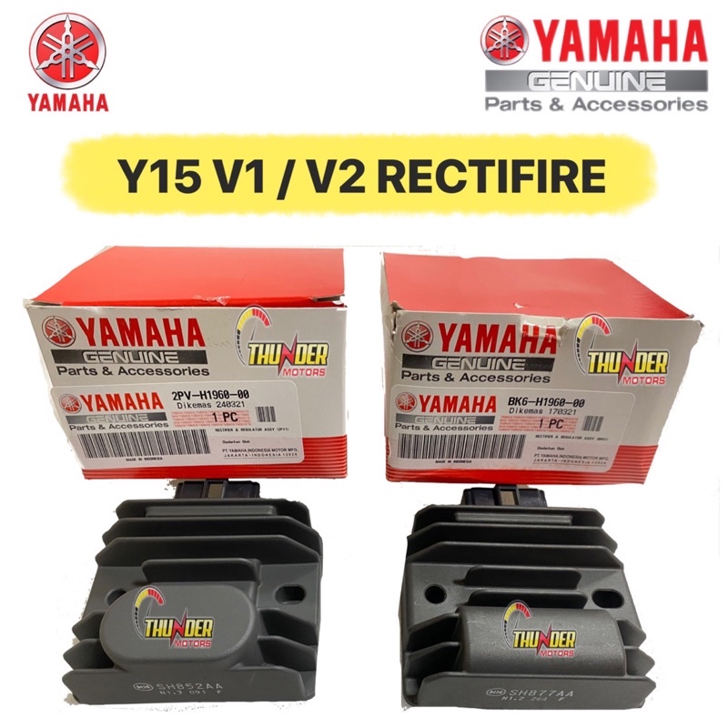 YAMAHA Y15 YSUKU V1 /v2 RECTIFIER / REGULATOR ASSY 100 ORIGINAL HLY (2PVH196000) Shopee