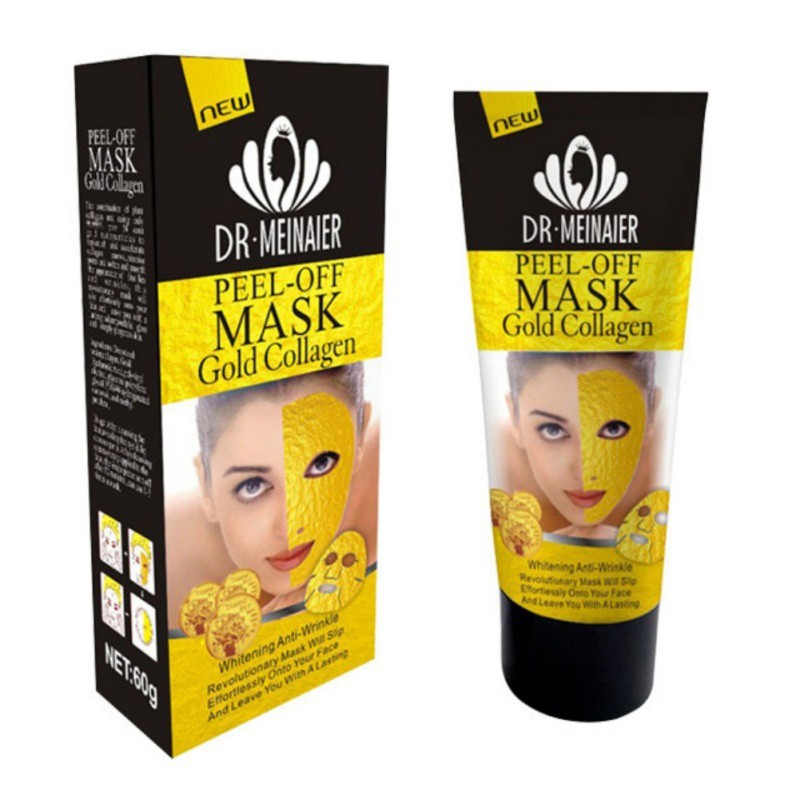 24k Gold Collagen Peel Off Mask Whitening Lifting Firming Facial Mask Shopee Malaysia 3077