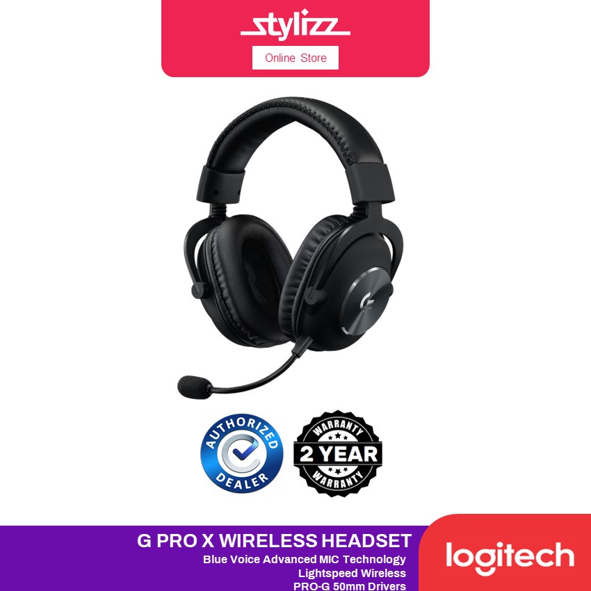 LOGITECH G PRO X WIRELESS GAMING HEADSET - LIGHTSPEED WIRELESS