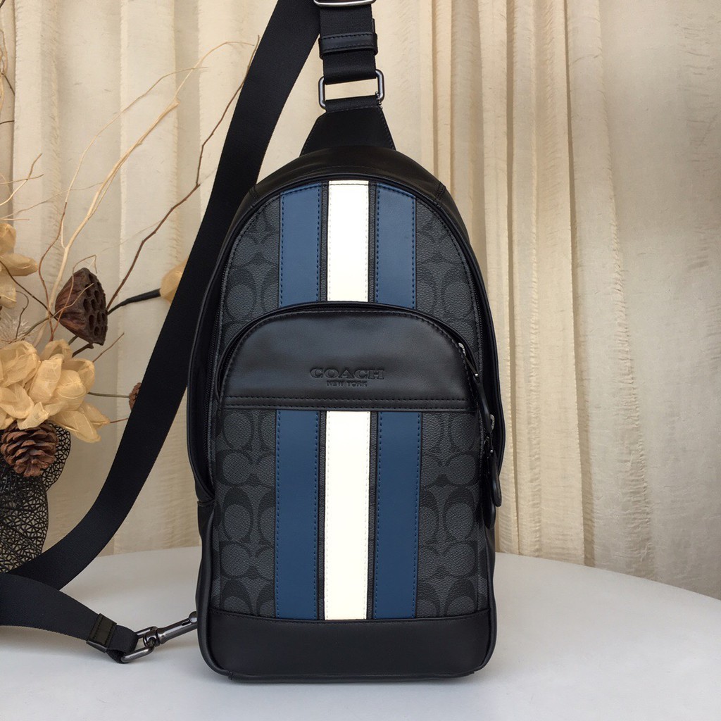 Charles backpack clearance with varsity stripe