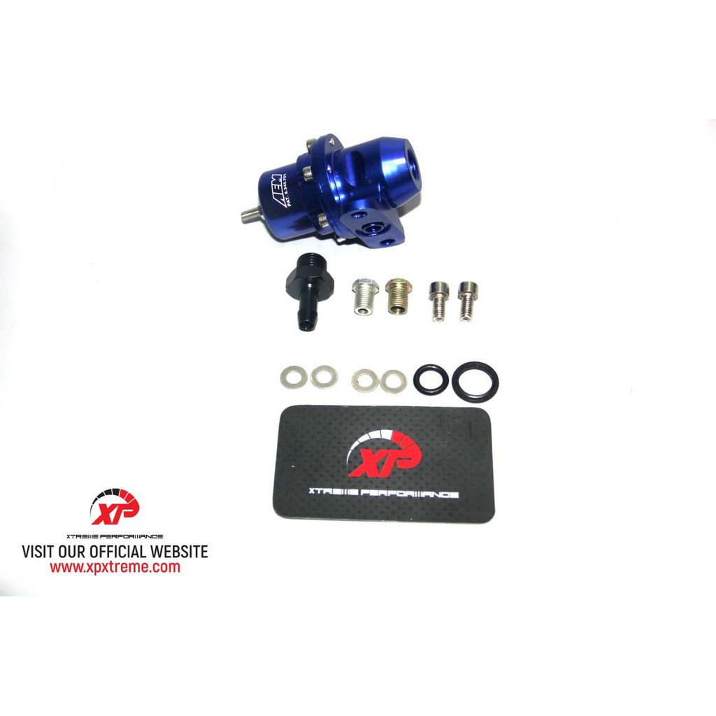 FUEL REGULATOR AEM HONDA B16 INLINE FITTING BLUE Shopee Malaysia