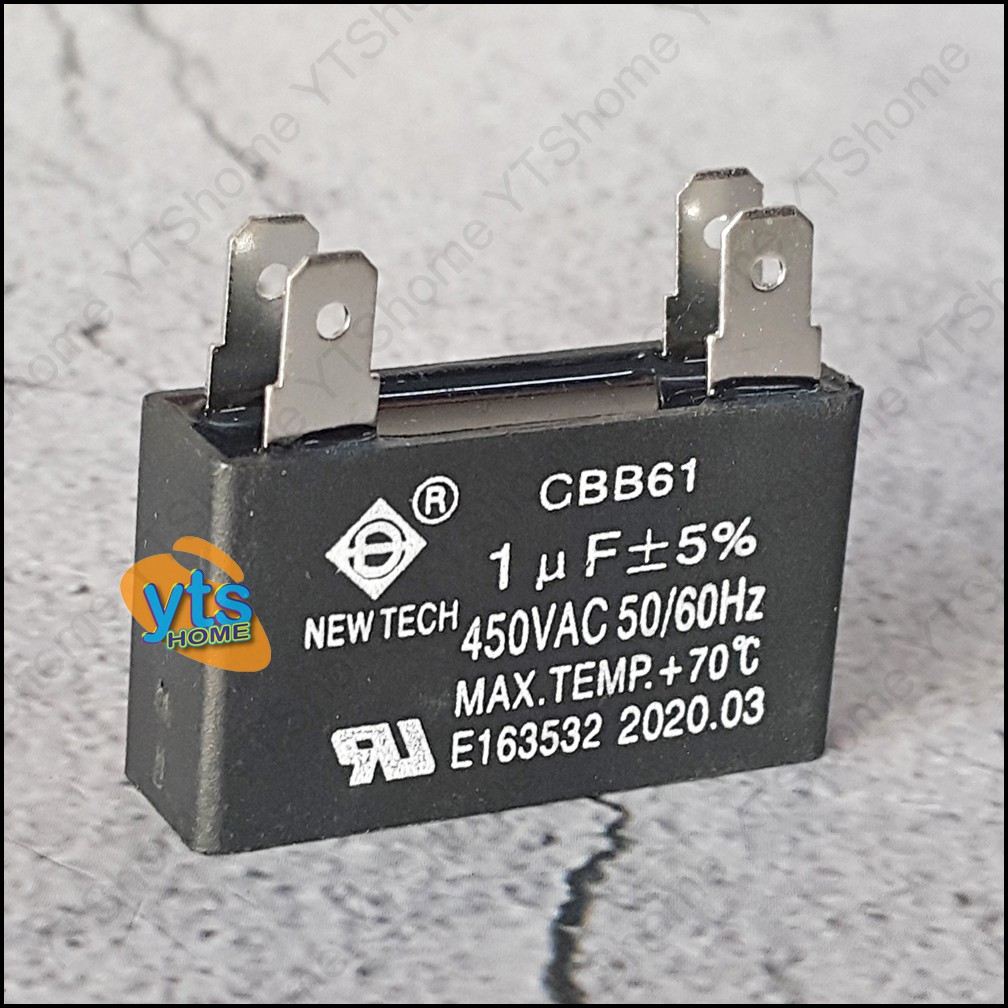 NEWTECH Air Con Fan Running Capacitor 450V 1uf Shopee Malaysia