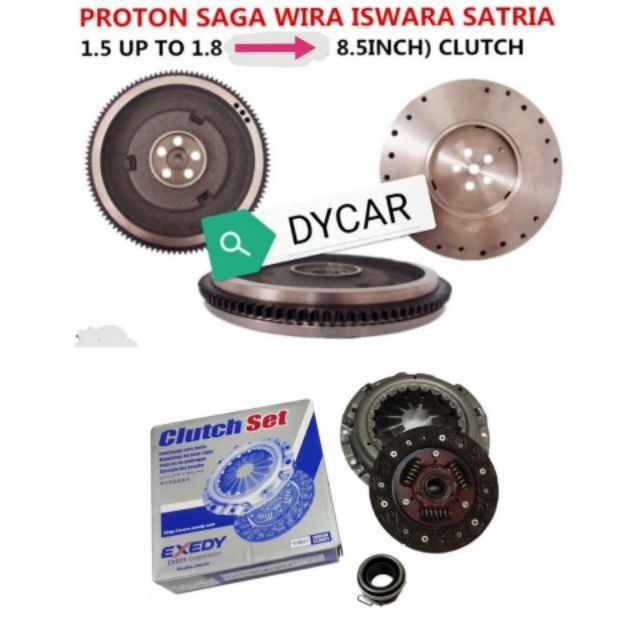 PROTON SAGA ISWARA SATRIA WIRA MITSUBISHI SUPER TOURING FLYWHEEL WITH