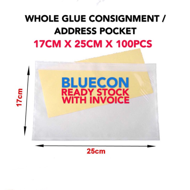 Consignment Note Pocket A5 A6 Whole Glue Waybill Pouch Address Pocket