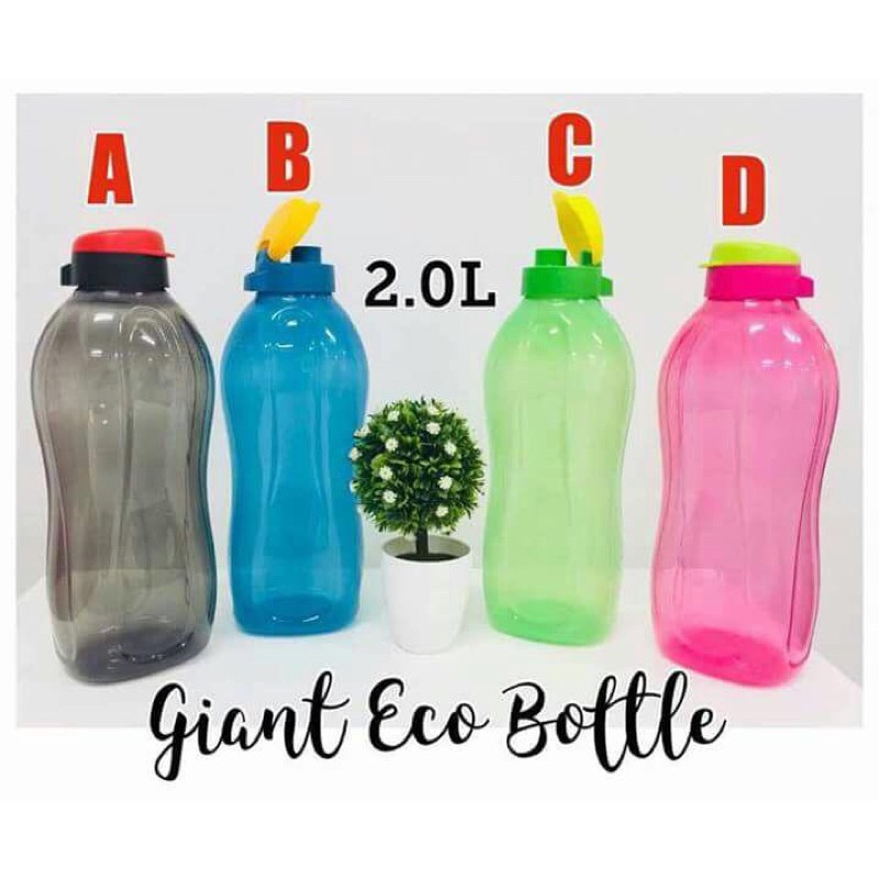 Eco Bottle Tupperware 2 Liter (1biji) | Shopee Malaysia