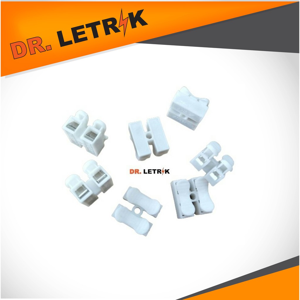 [10pcs] Spring Quick Clip Wire Connector Cable Clamp Terminal Block