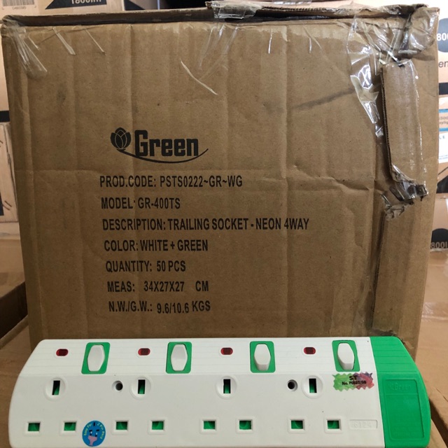 ‼️EXTENSION SOCKET EMPTY（GREEN） | Shopee Malaysia