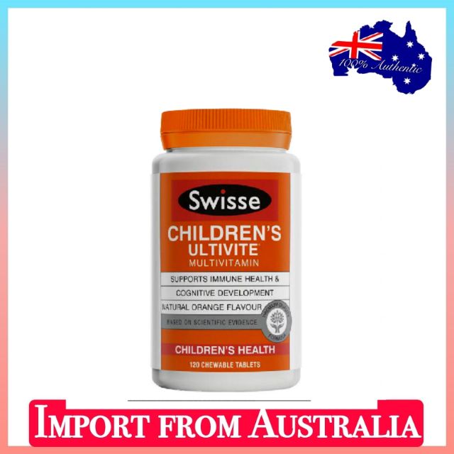 🇭🇲Swisse Children's Ultivite Multivitamin 120 Tablets Shopee Malaysia