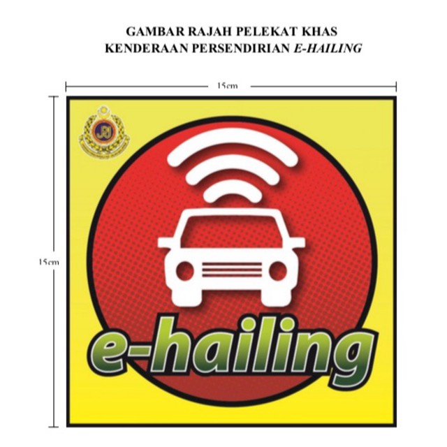 Fast Delivery Cheap E-Hailing Sticker For Grabcar , Mycar , dacsee ...