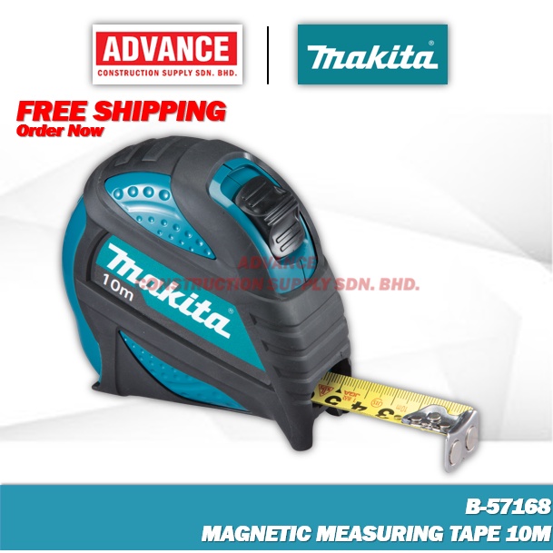 Makita B-57168 - Mètre Ruban 10 Mètres - 25mm X 10m