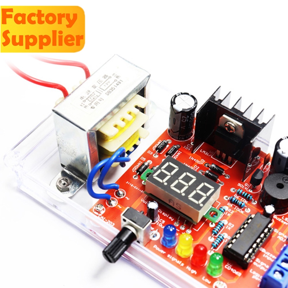 LM317 New Adjustable Voltage Regulator Kit Electronic DIY DC Power ...