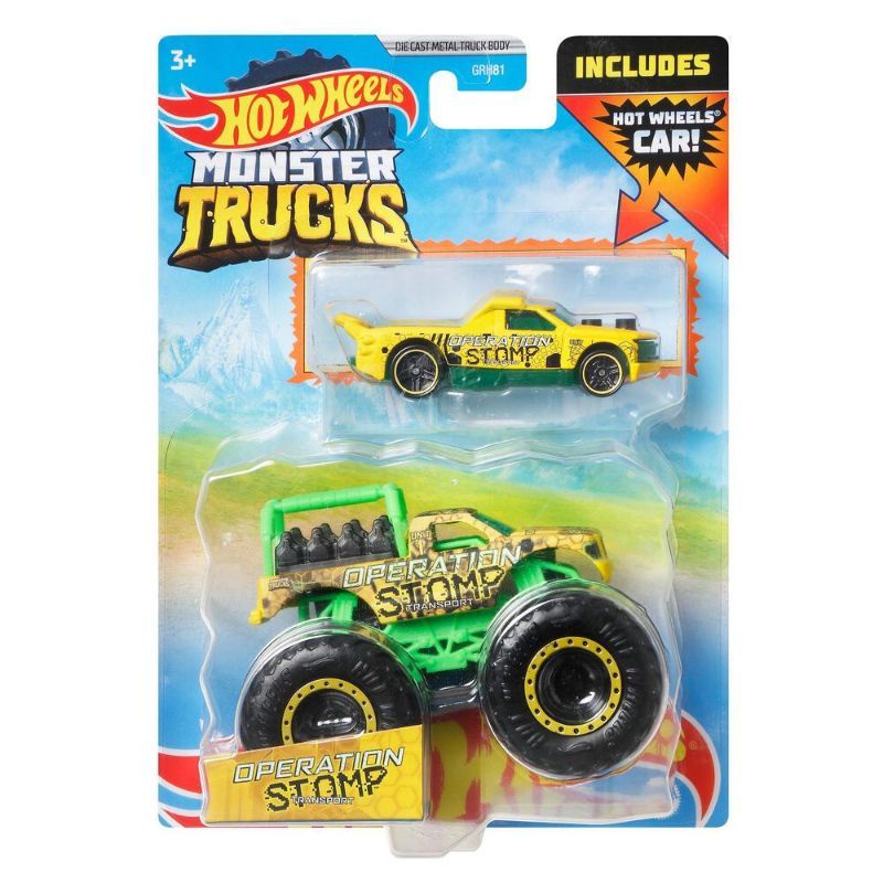 Hot Wheels Monster Trucks Collection Operation Stomp Shopee Malaysia