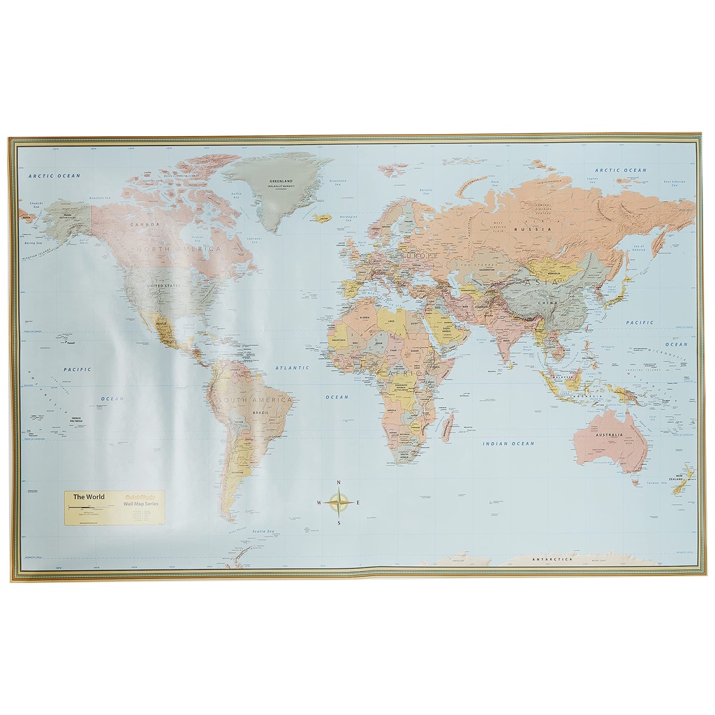 World Map Poster 32 X 50 Inches Laminated Shopee Malaysia Accfe2c3ea16bc72ef33fb40fa975c75