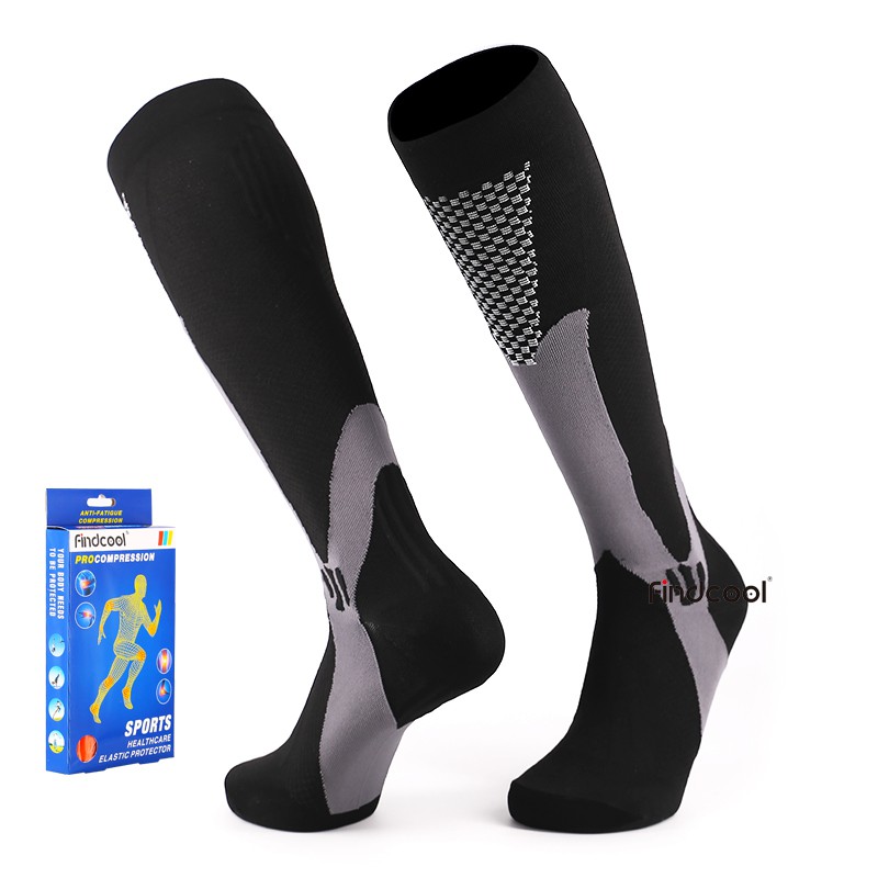 Findcool Compression Knee High Socks Men Women Medical Socks for ...