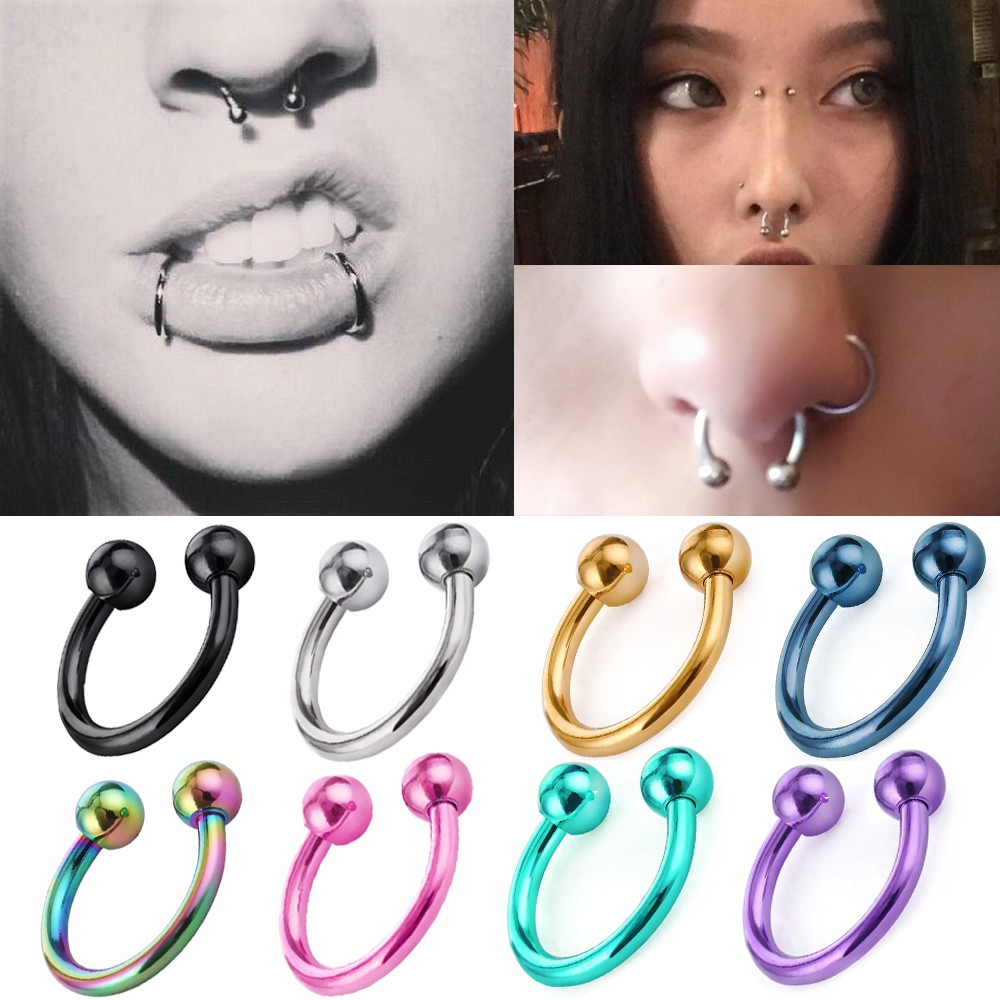 Horseshoe nose hot sale ring nostril