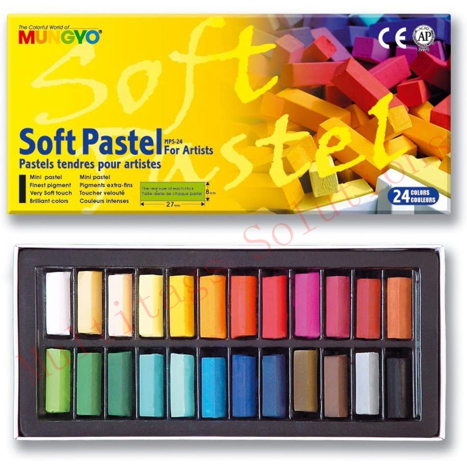 Mungyo Half Size Soft Pastels for Artists MPS