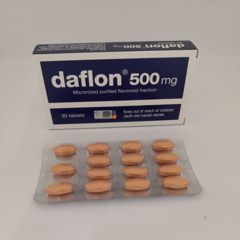 DAFLON 500MG TABLETS 2X15s (for Hemorrhoid treatment) Shopee Malaysia