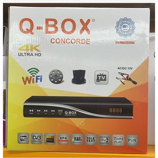 NEW Q-BOX CONCORDE+ digital satellite receiver I mpeg4 set top box I hd ...