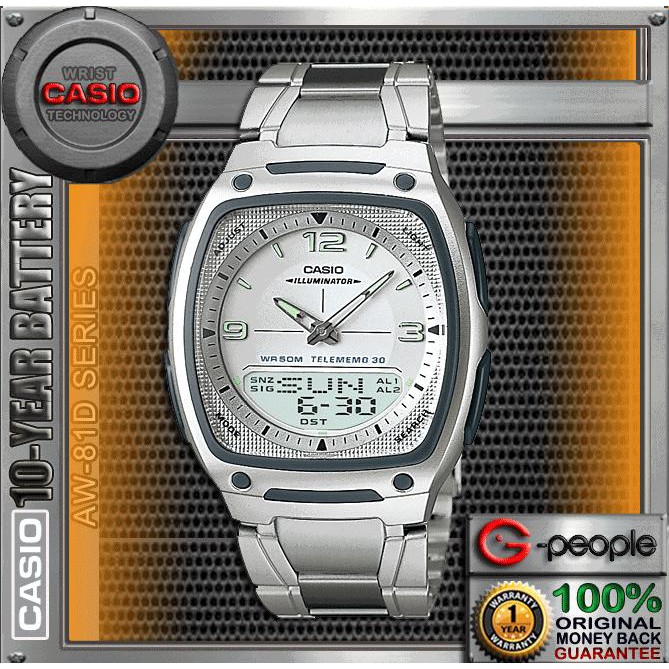 CASIO AW 81D 7AV AW 81D 7A AW 81D ANALOG DIGITAL WATCH 100 ORIGINAL Shopee Malaysia