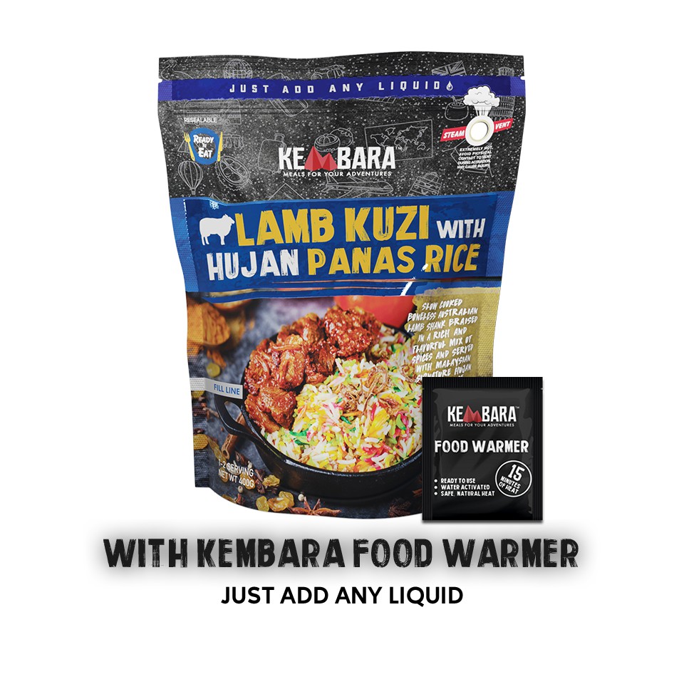KEMBARA MEAL Ready To Eat Lamb Kuzi with Hujan Panas Rice | Shopee Malaysia