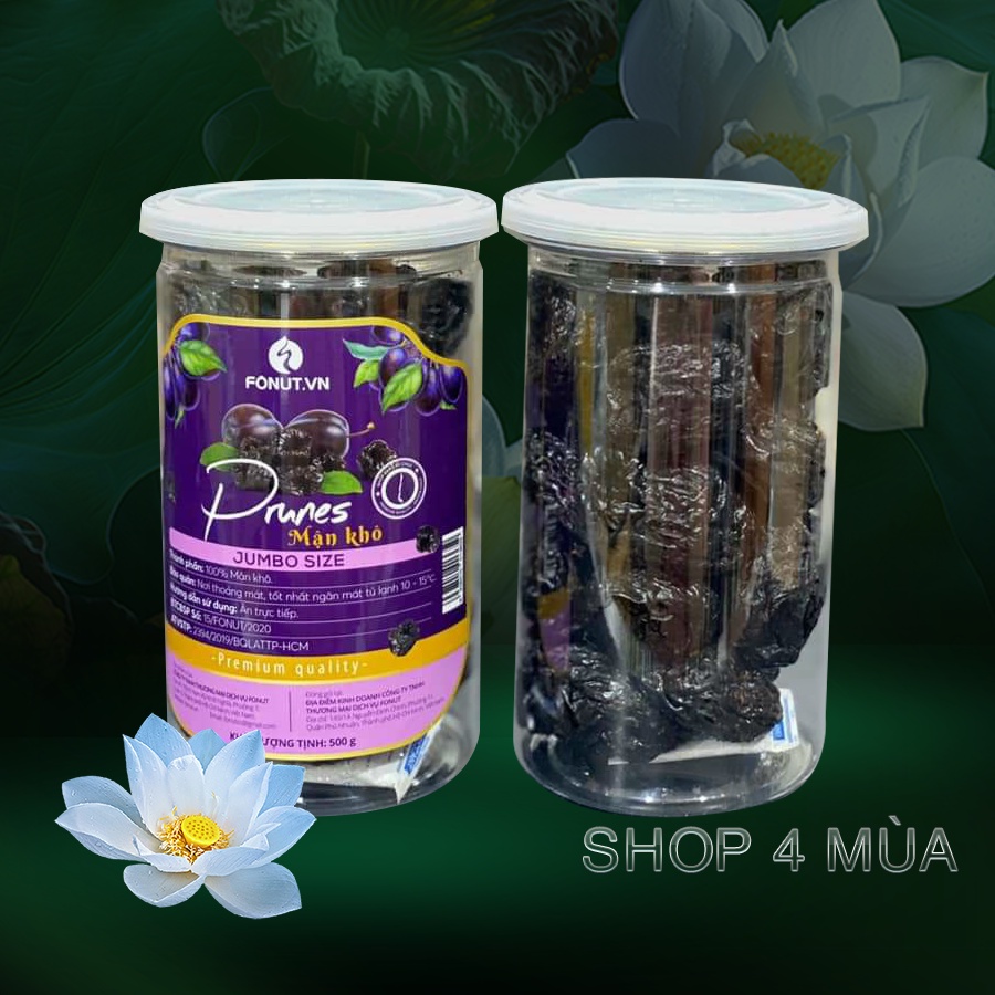 Chilean dried plums 500gr jar. Chilean dried plums. Pure dried plums