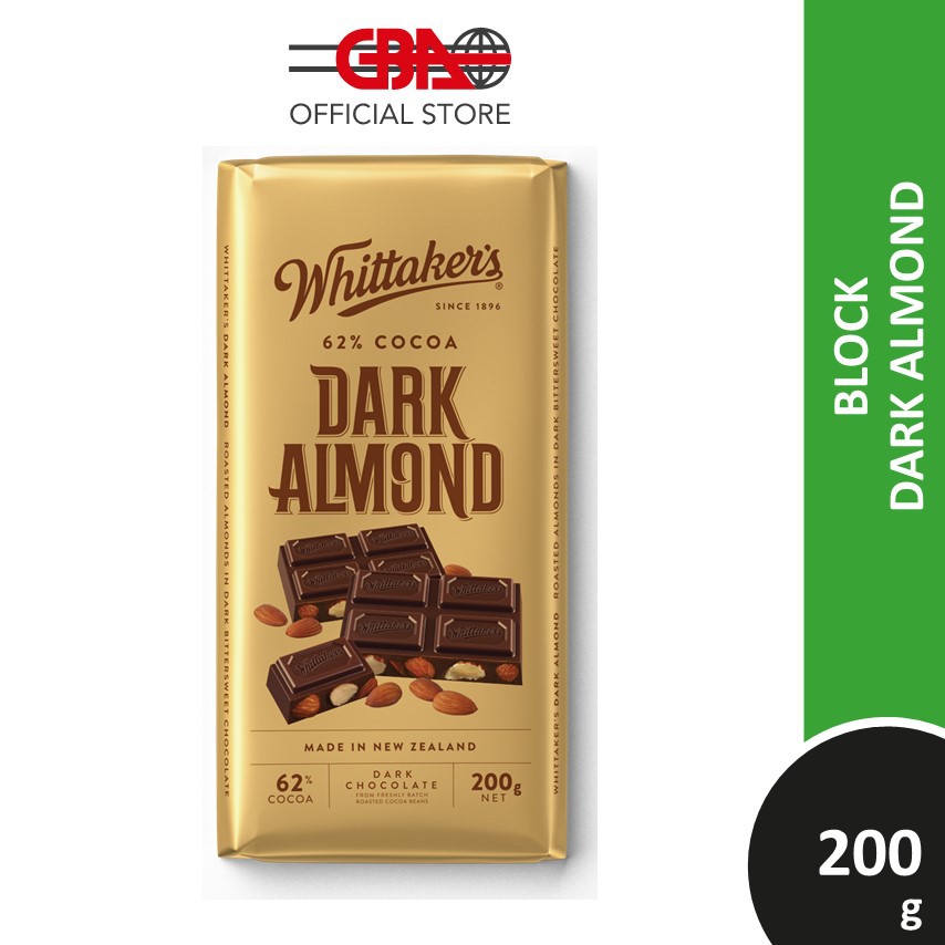 Whittakers Block 200g - Dark Almond | Shopee Malaysia