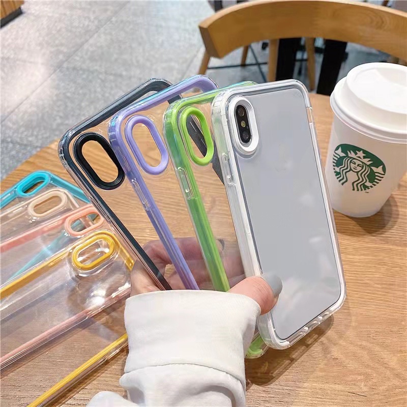 Casing iPhone XR xs max 7plus 8plus i7 i8 i11 transparent phone