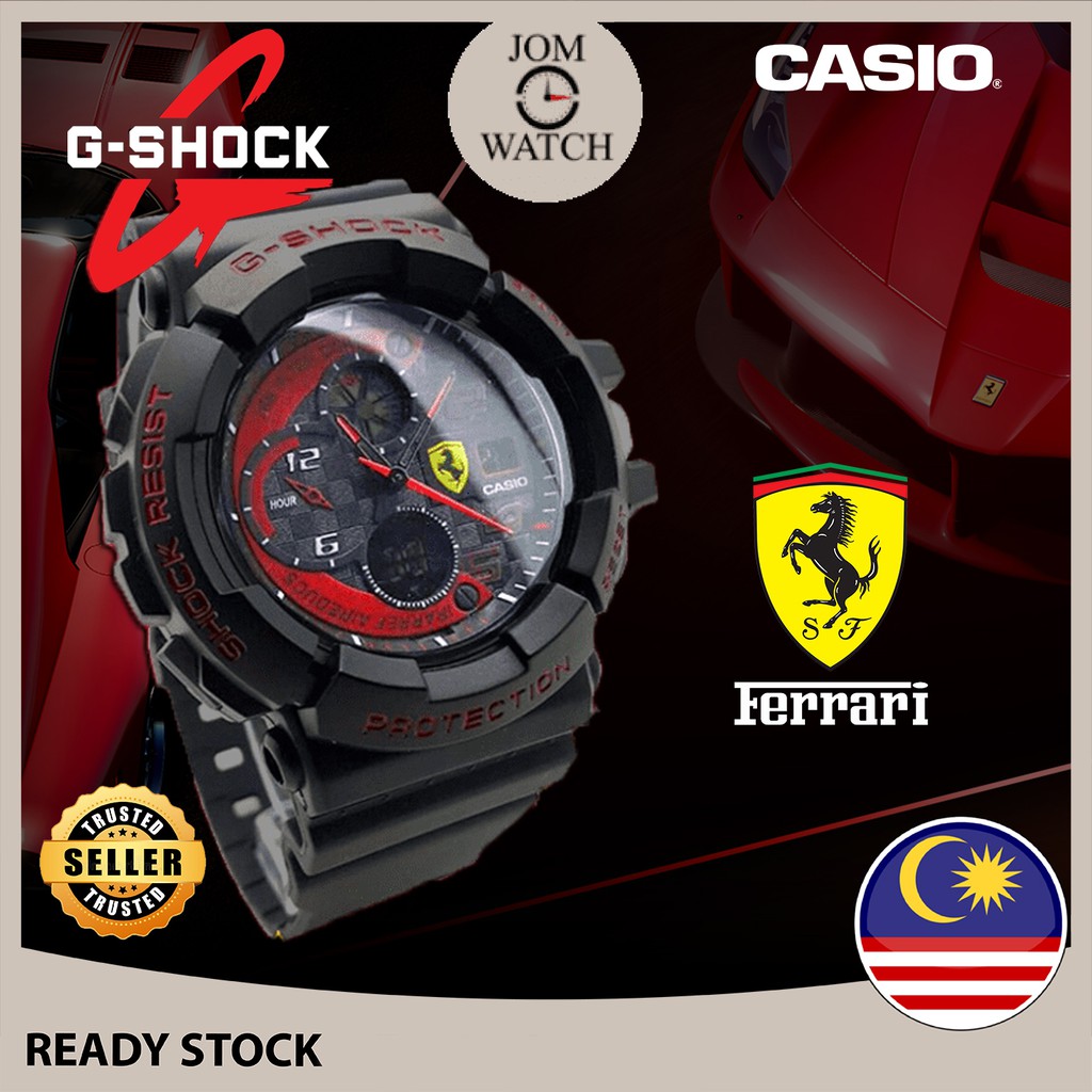 Casio cheap ferrari watch