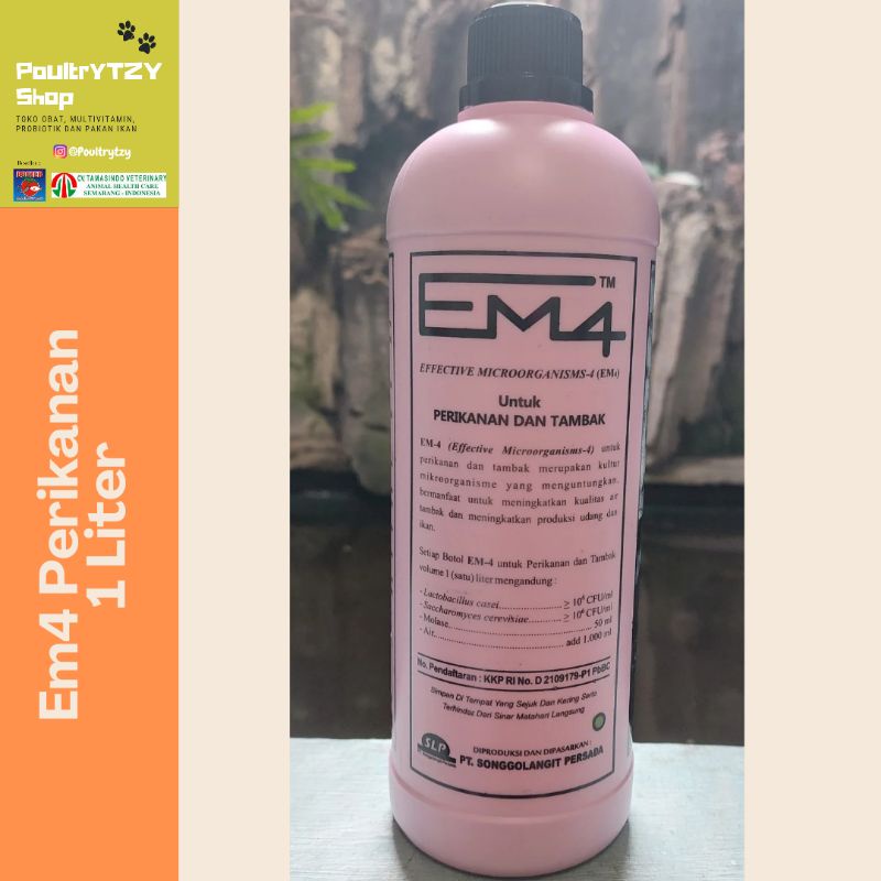 Em4 FISHERIES Uk. 1 Liter (EFFECTIVE MICROORGANISMS-4) PROBIOTICS FOR ...