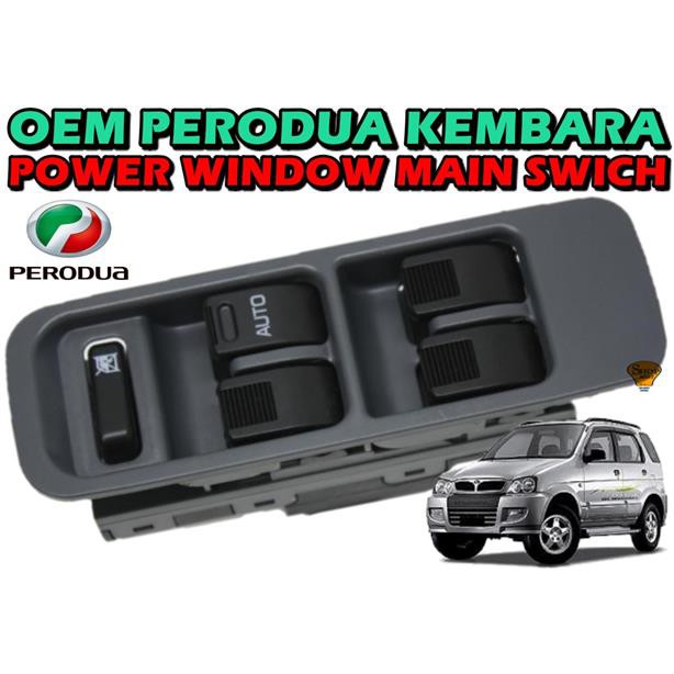 Power Window Main Switch For Kembara (auto Up & Down) 