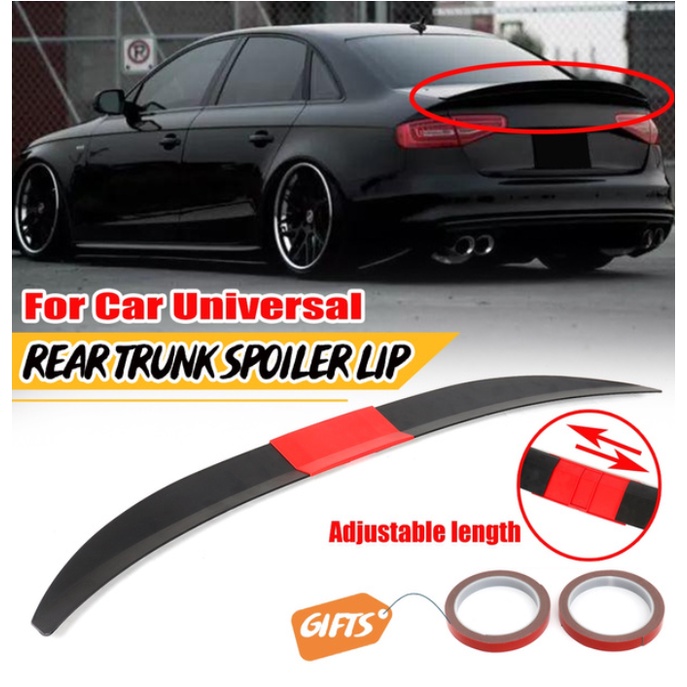 New Stock Adjustable Diy Universal Abs Car Rear Roof Tail Trunk