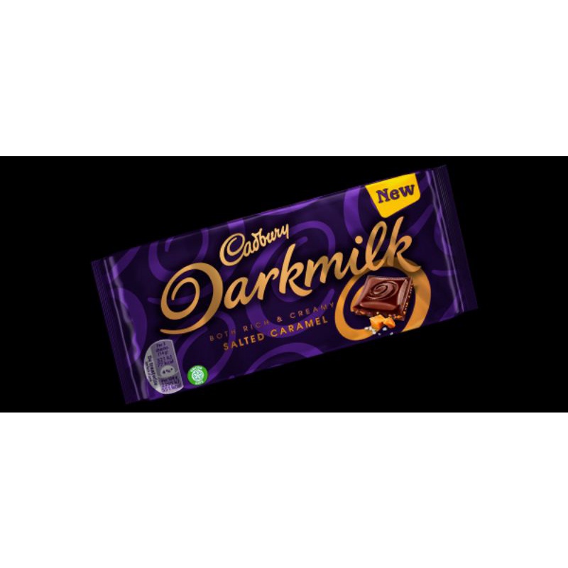 Cadbury Dark Milk Salted Rich And Creamy Caramel Chocolate Bar 85g Shopee Malaysia