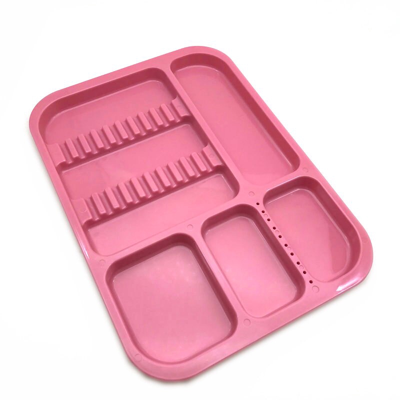 Plastic Dental Instruments Tray Split Segregated Placed Trays ...