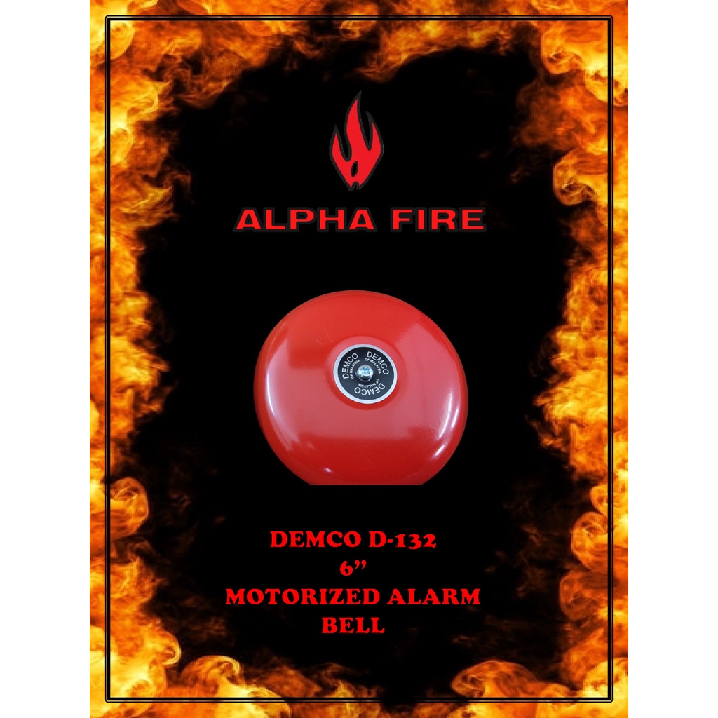 6" FIRE ALARM BELL DEMCO D132 MOTORIZED ALARM BELL Shopee Malaysia