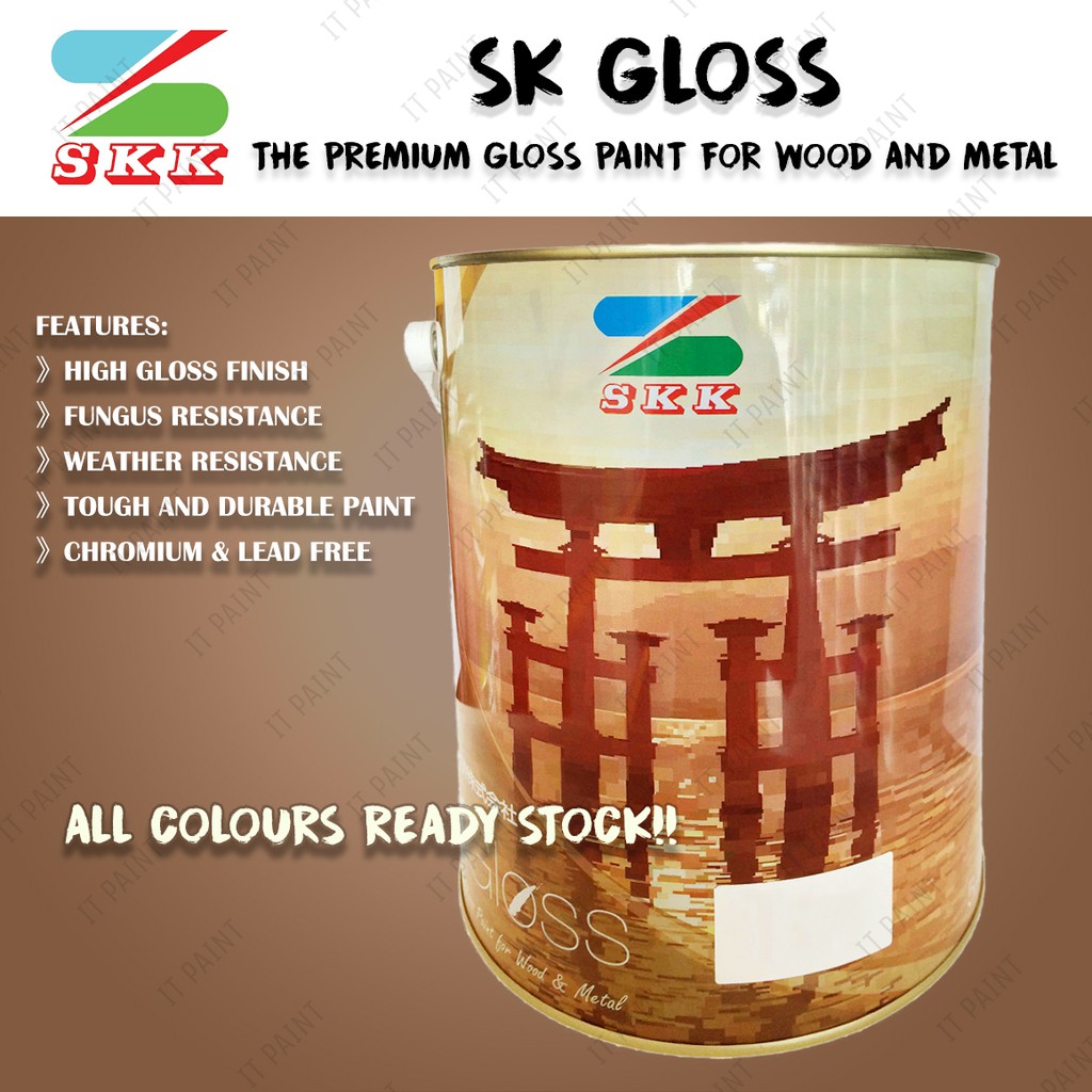 SKK SK Gloss 5 Liter For Wood And Metal Paint [READY STOCK] | Shopee ...