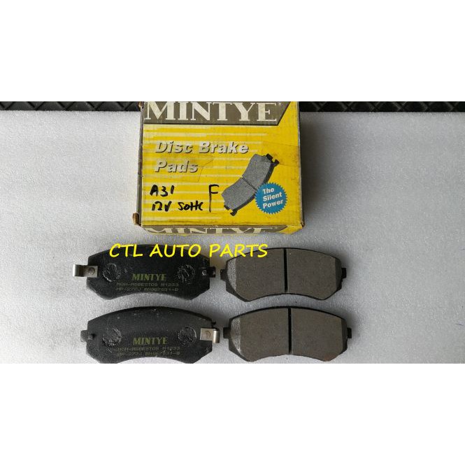 NISSAN CEFIROA31 SOHC 12 valve FRONT BRAKE PADS 4pcs set MINTYE