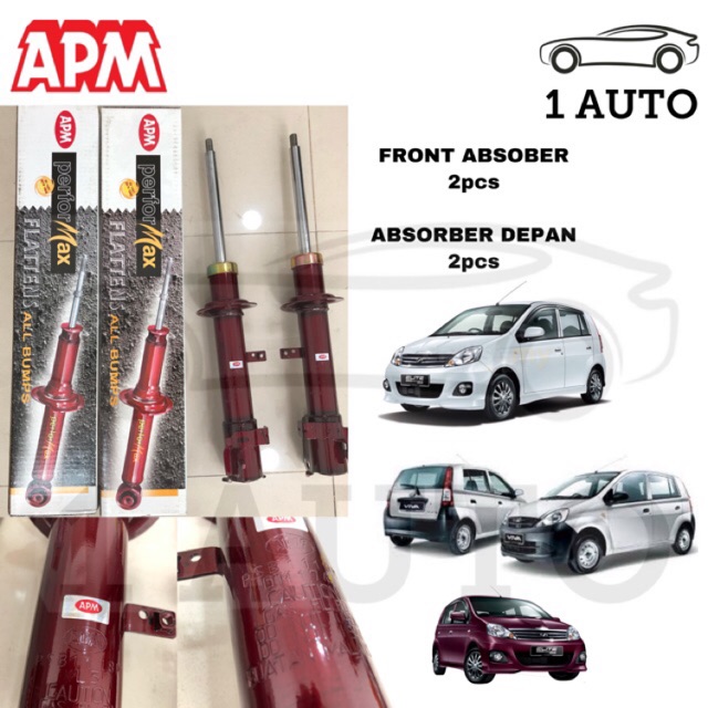 APM PERFORMAX FRONT DEPAN ABSORBER for PERODUA VIVA 1 PAIR