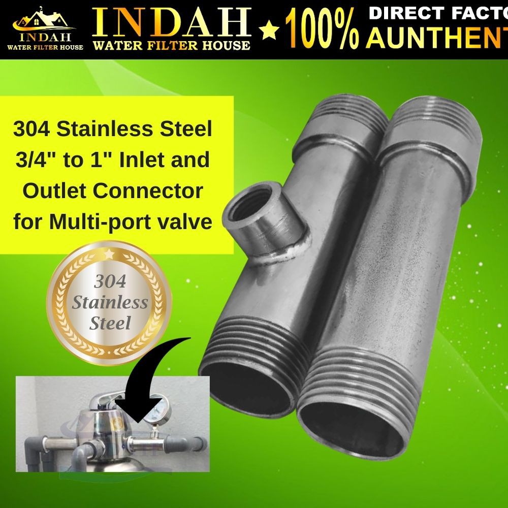 304 Stainless Steel Inlet and Outlet Connector for Multi-Port Control ...