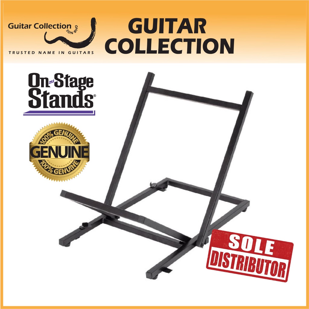On Stage RS6000 Folding Tiltback Amplifier Stand (For Medium to Large
