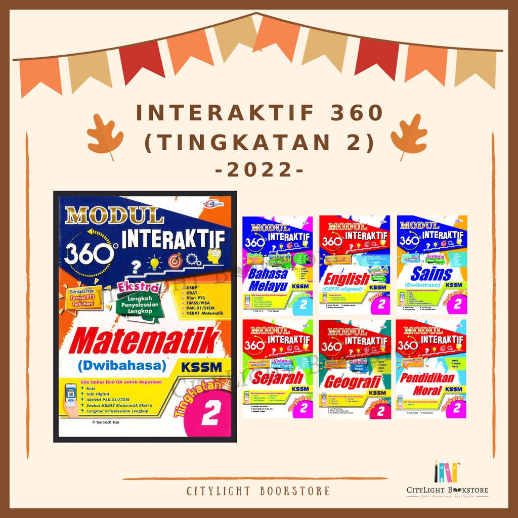 Citylight Buku Latihan Modul 360 Interaktif Tingkatan 2 Kssm 2022 Shopee Malaysia 