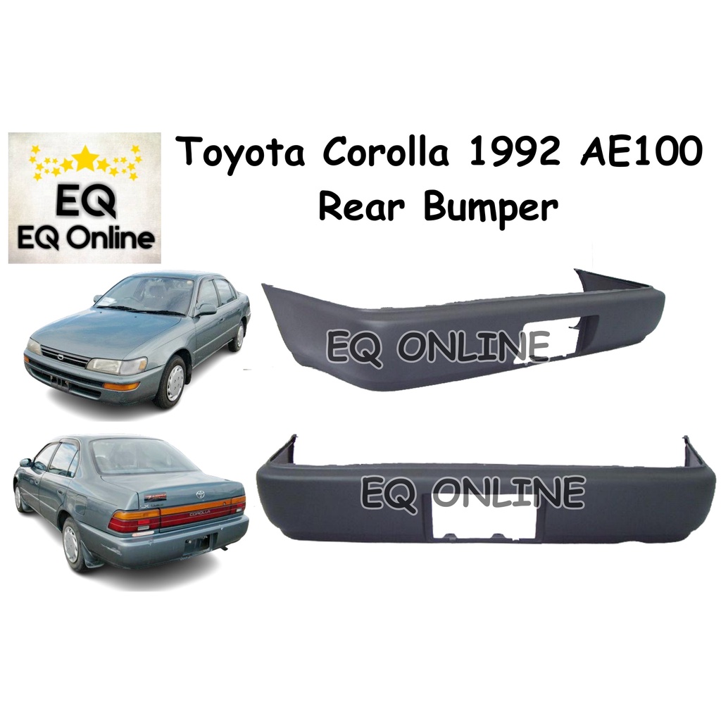 Toyota Corolla 1992 AE100 EE100 AE101 EE101 Rear Bumper PP Plastic Malaysia (BUMPER BELAKANG