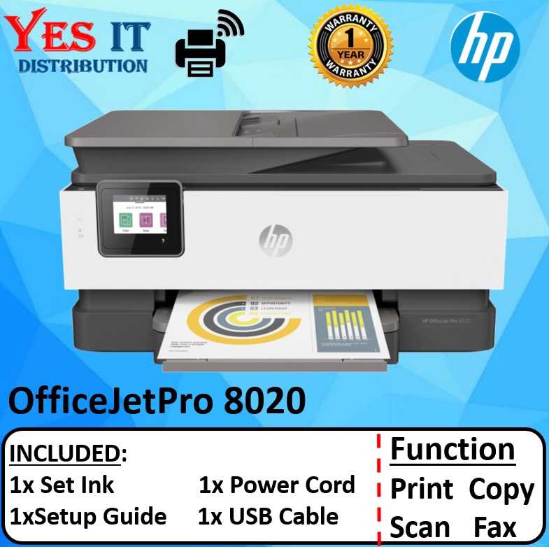 HP Officejet Pro 8020 / 8120 All-in-one Wireless Color Printer with Two ...