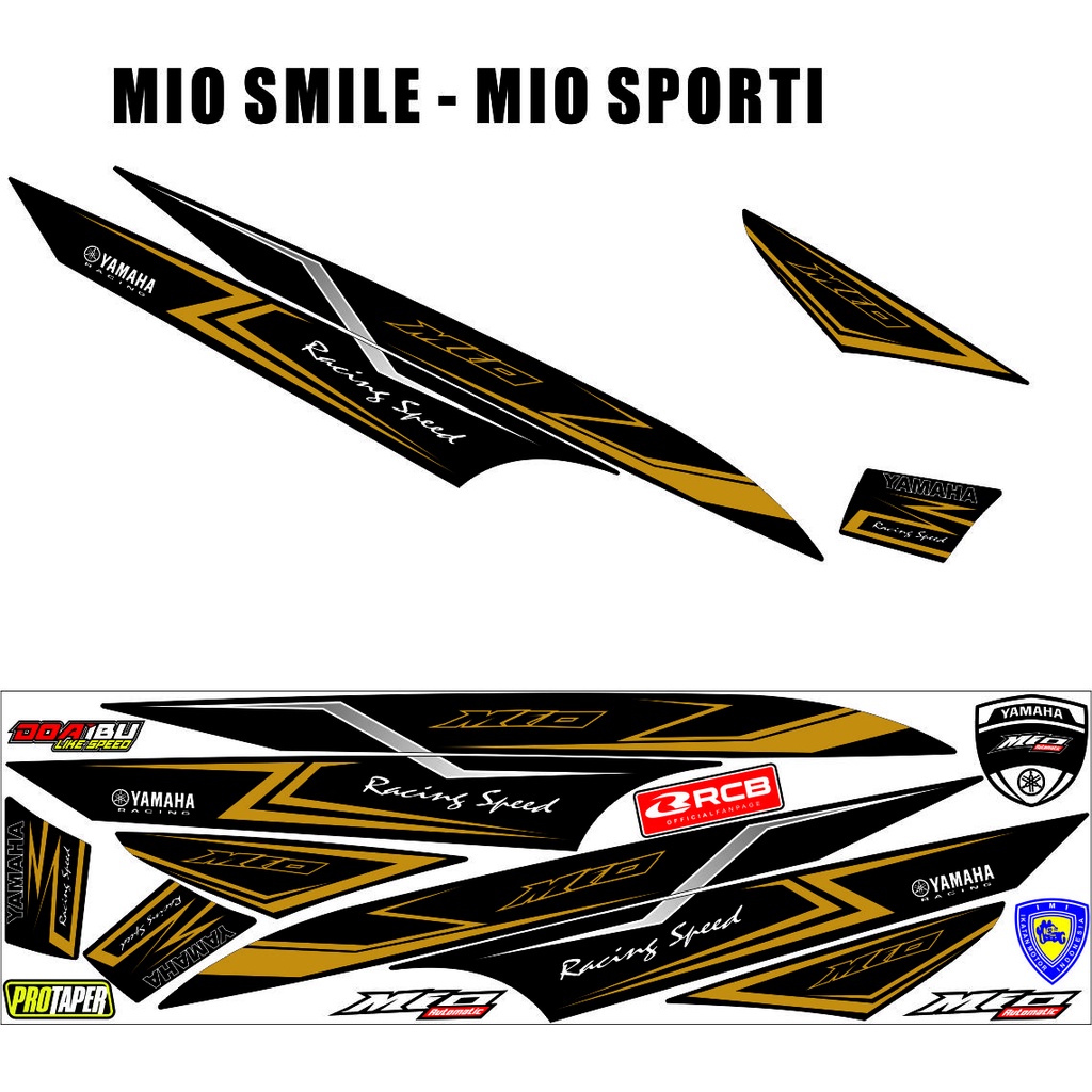 Lis STICKER VARIATIONS / ART CUSTOM VARIATIONS YAMAHA MIO SPORTY ...