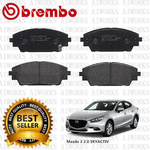 Mazda 3 store brake pads