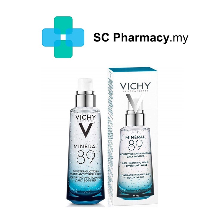 [Expire 2026] Vichy Mineral 89 Booster Serum 75ml Hyaluronic Acid Serum