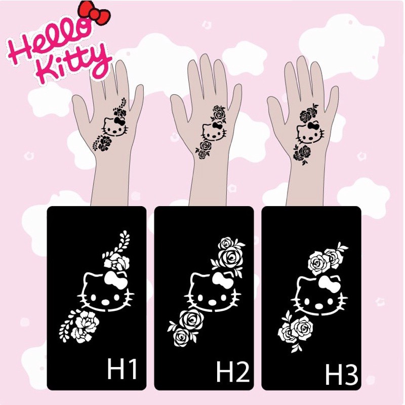 Hello Kitty Sticker Inai (Sticker only) - 1PCS (ADULT) | Shopee Malaysia