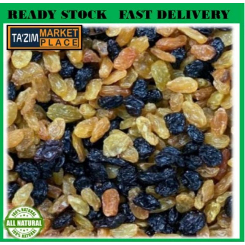 Mix Raisin Golden & Black | Campuran Kismis Kuning & Hitam [Ready Stock ...