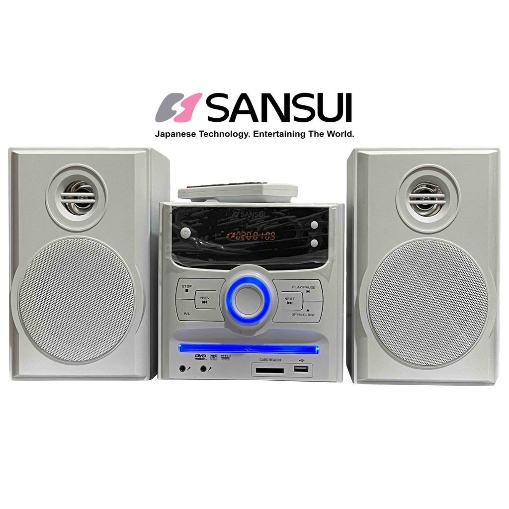 Sansui Mini Compo CD VCD DVD USB SD CARD Radio Tuner Clear Sound ...